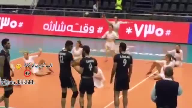 Volleyball Cheerleaders in world league games