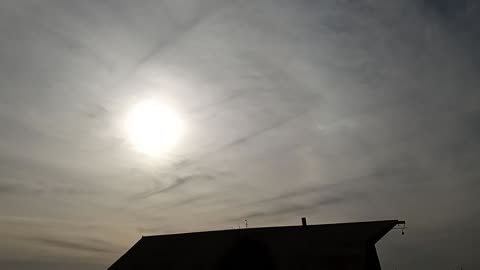 Time Lapse of Huge Halo in California 10/26/24