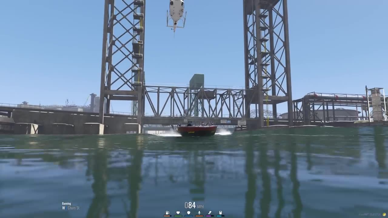 Running From Cops With Custom Boat Truck in GTA 5