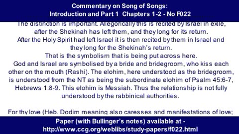 No. F022 - Commentary on Song of Songs: Introduction and Part 1