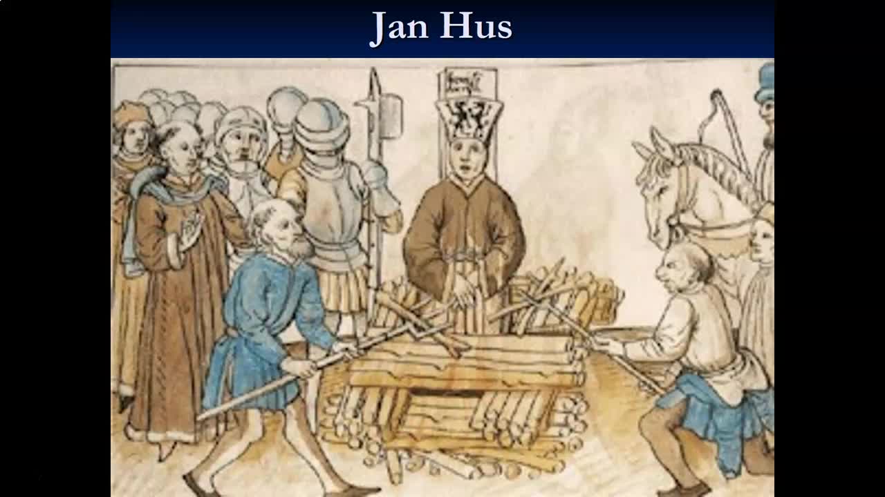 John Wyclif and Jan Hus