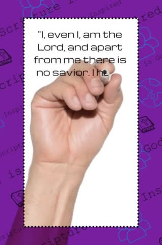 Isaiah 43:11-12 #shorts #verseoftheday #scripture #ytshorts #bibleverse