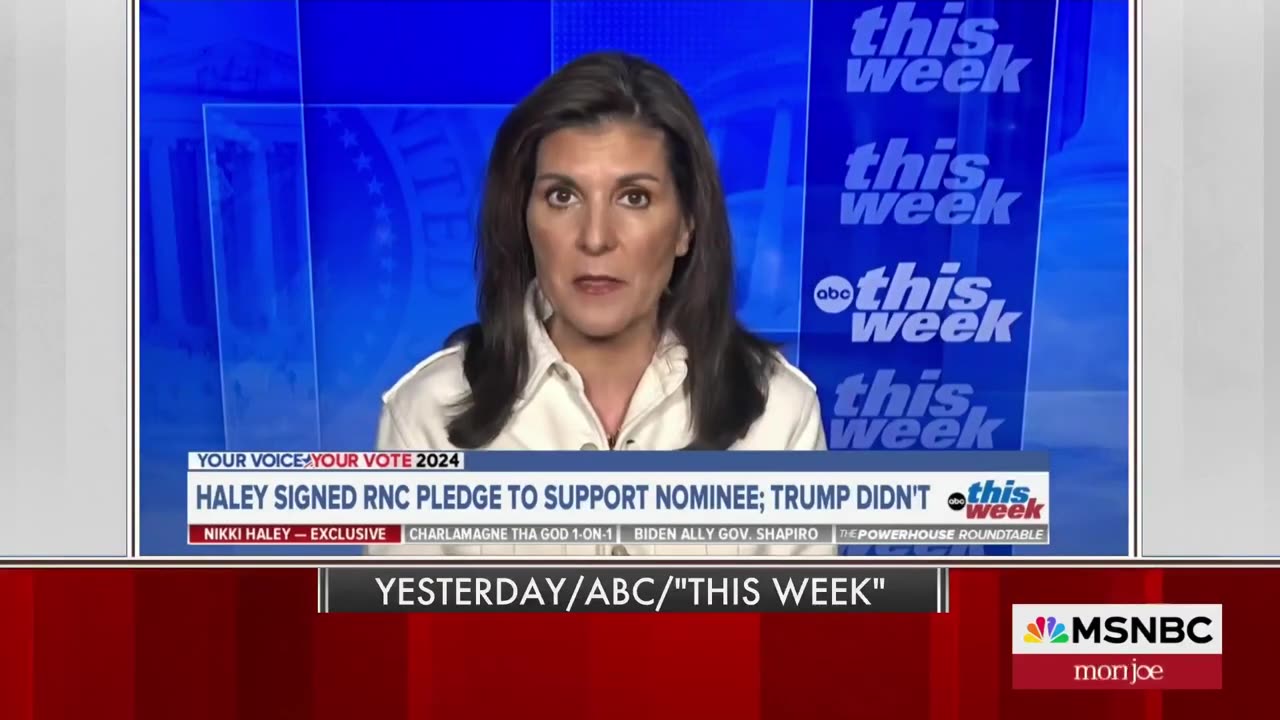 Haley dodges question about supporting Trump nomination