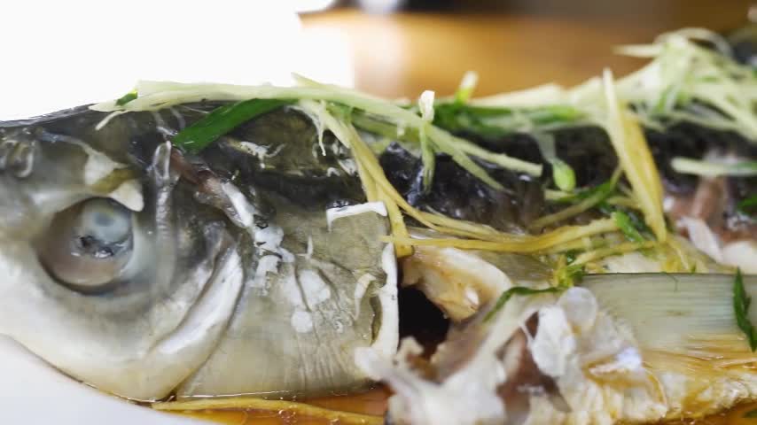 Steamed large carp