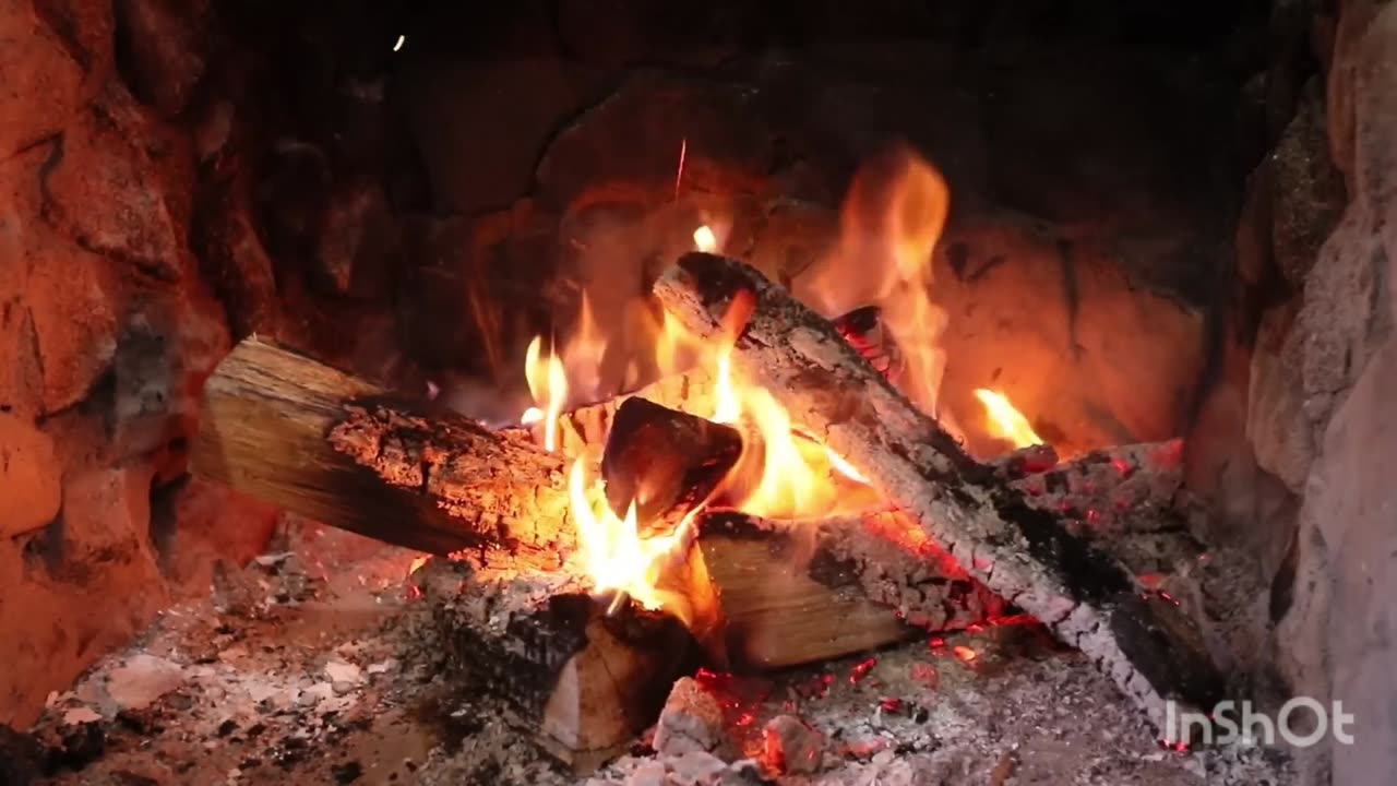 Relaxing fireplace