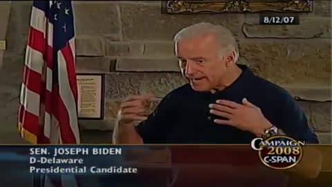 Biden In 2007: "You Leave Weapons Behind In Middle East, They’ll Be Used Against Your Grandchildren and Mine Someday!"