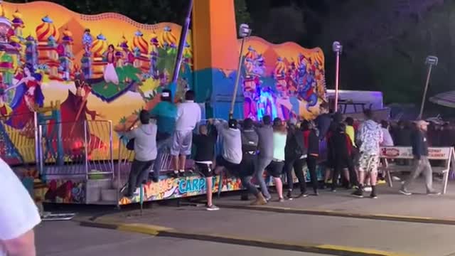 Traverse City Carnival Ride Malfunctions !