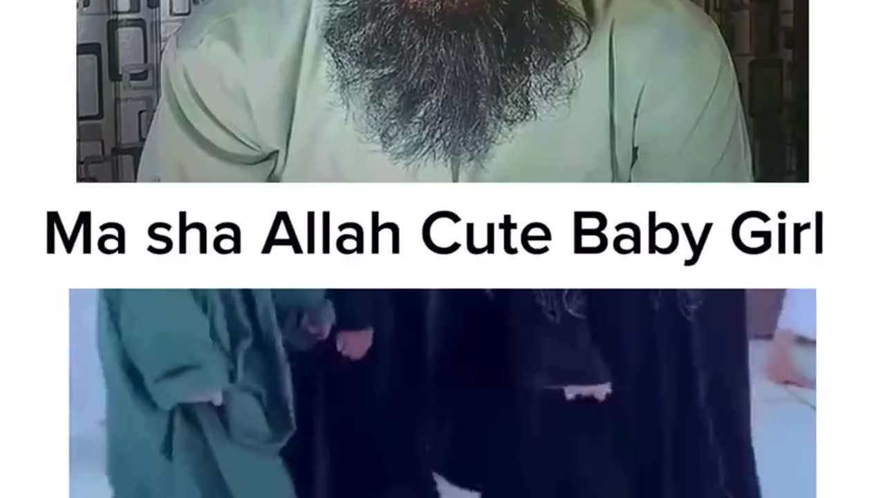 Ma sha Allah Cute Video Little girl 👧 Islamic reaction short video clip Ummah Tv 92