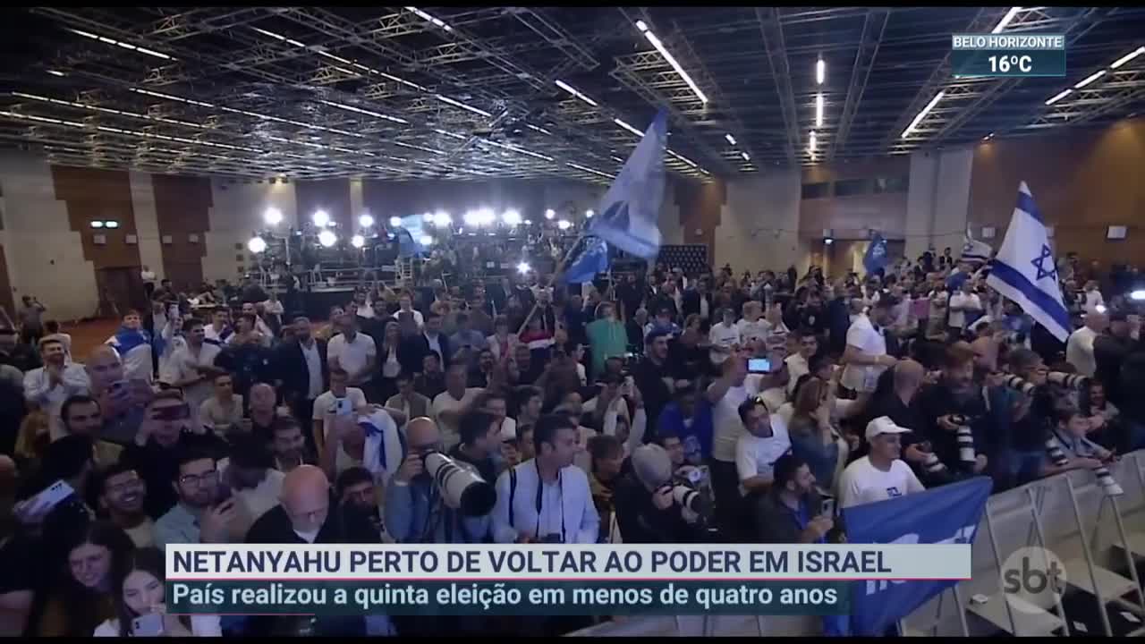 Israel realiza quinta eleição geral em menos de 4 anos | SBT Brasil