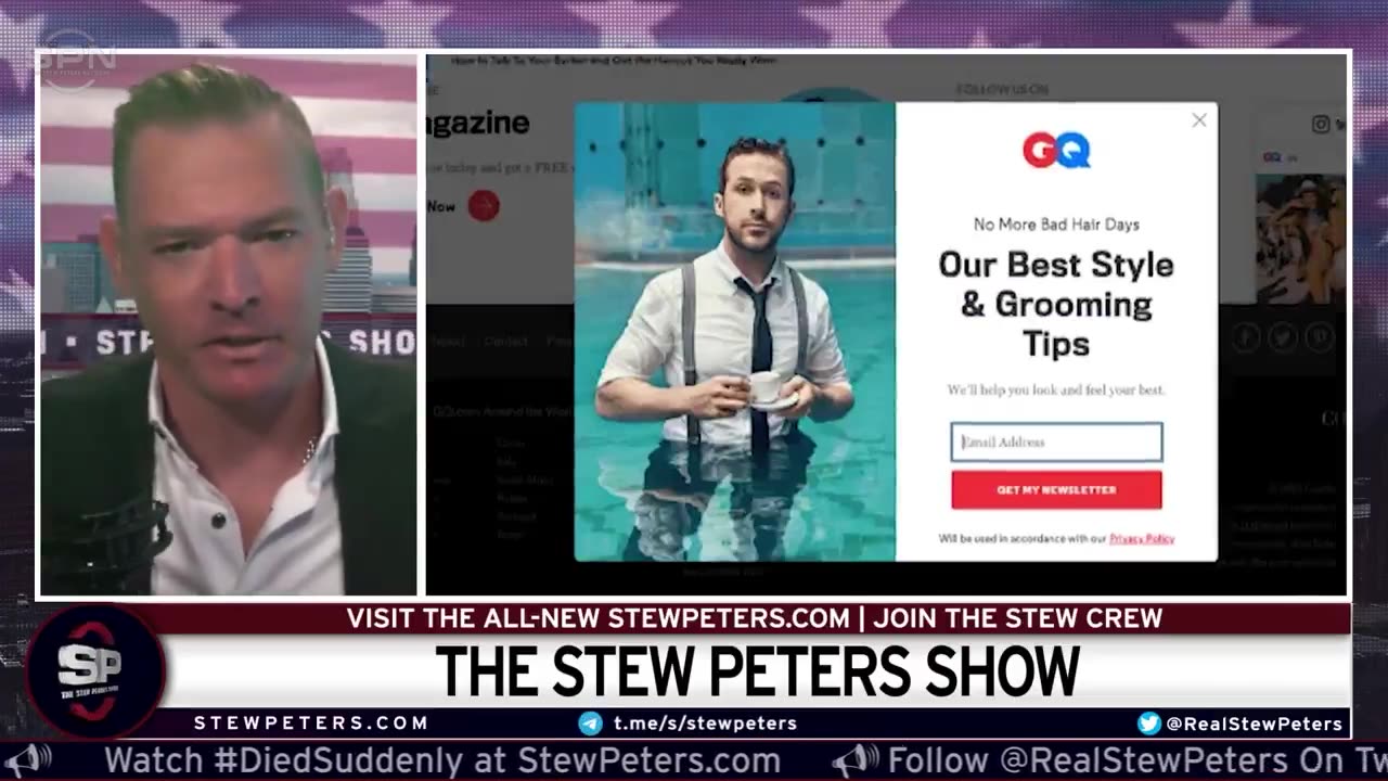 STEW PETERS : Qanon Shaman SPEAKS OUT ,Covid lock downs and more