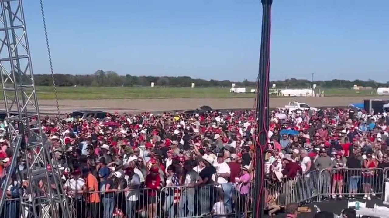 Trump Rally In Waco Has THOUSANDS Of Attendees