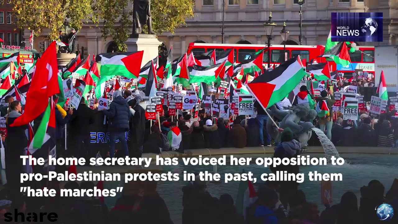 UK Govt Accuses Police of Palestine Bias After Chief Refuses To Ban Protest March Against Israel