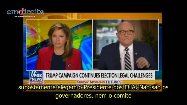 Rudy Giuliani faz o ponto da situação da fraude eleitoral