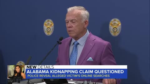 Alabama kidnapping claim questioned