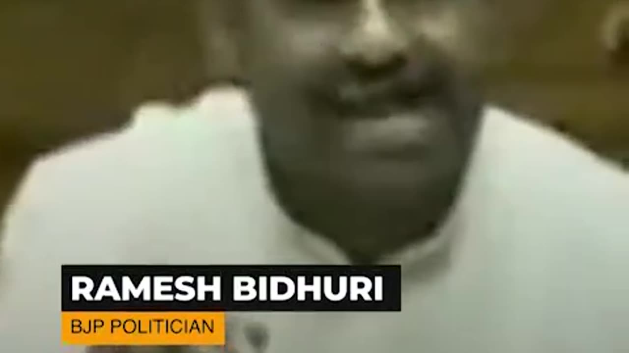 MP from India’s ruling BJP using a series of racist slurs against Muslim MP