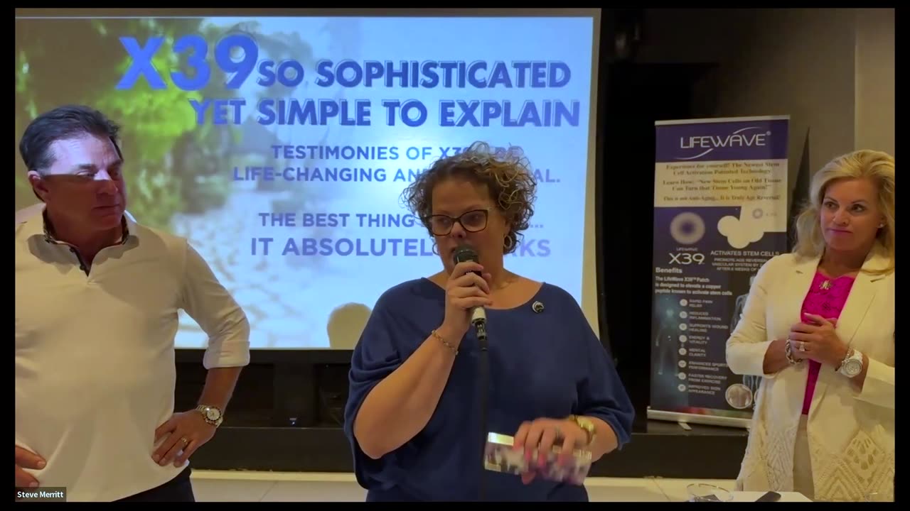 X39 Testimony of improvement and life change including memory, joint improvement, and weight loss.