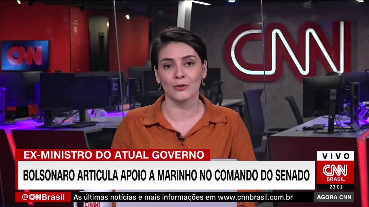 Bolsonaro articula apoio a Marinho no comando do Senado | AGORA CNN