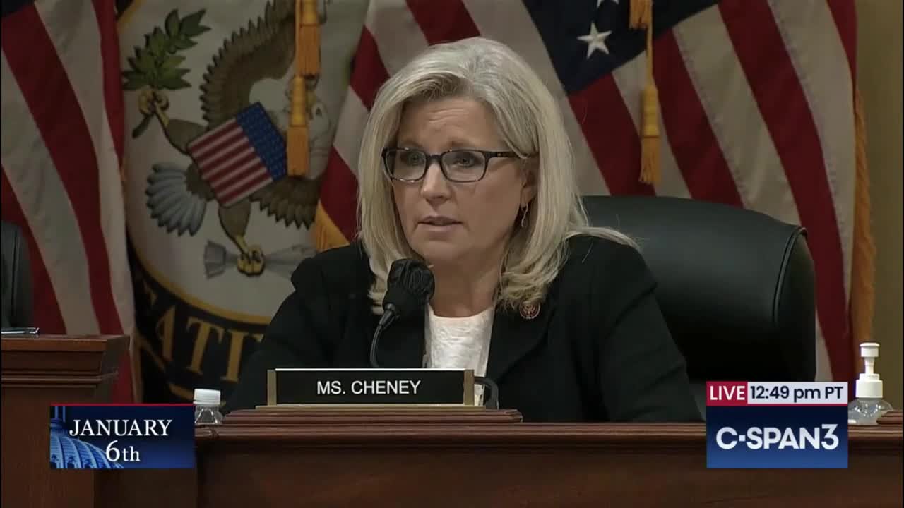 Rep. Liz Cheney Closing Remarks at January 6th Select Committee Hearing | July 12, 2022