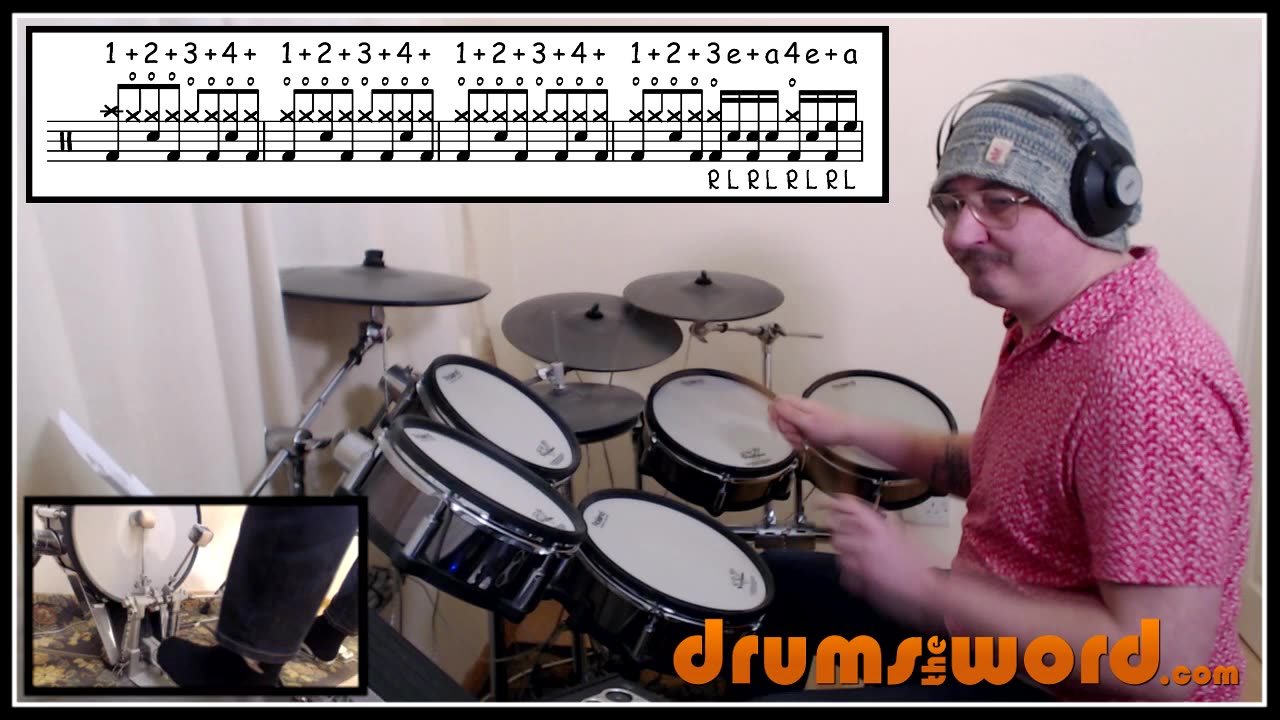 ★ Sun Hits The Sky (Supergrass) ★ FREE Video Drum Lesson CLIP | How To Play SONG (Danny Goffey)