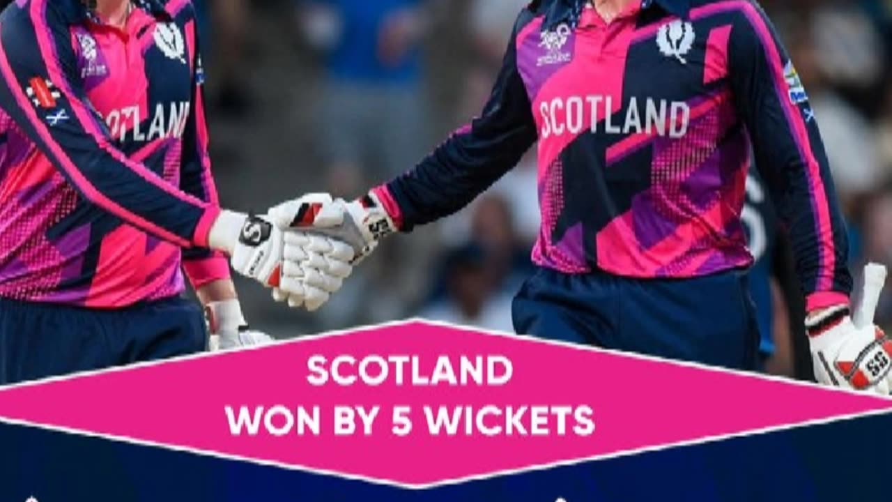 12th MatchT20 worldCup 2024#SCOvsNAM.Scotland won by 5 wkts#cricket#shorts#shortvideo #youtubeshorts