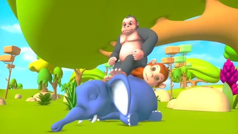 Funny animals train | funny video for kids & animal lovers