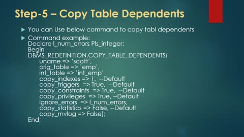 Oracle table restructuring