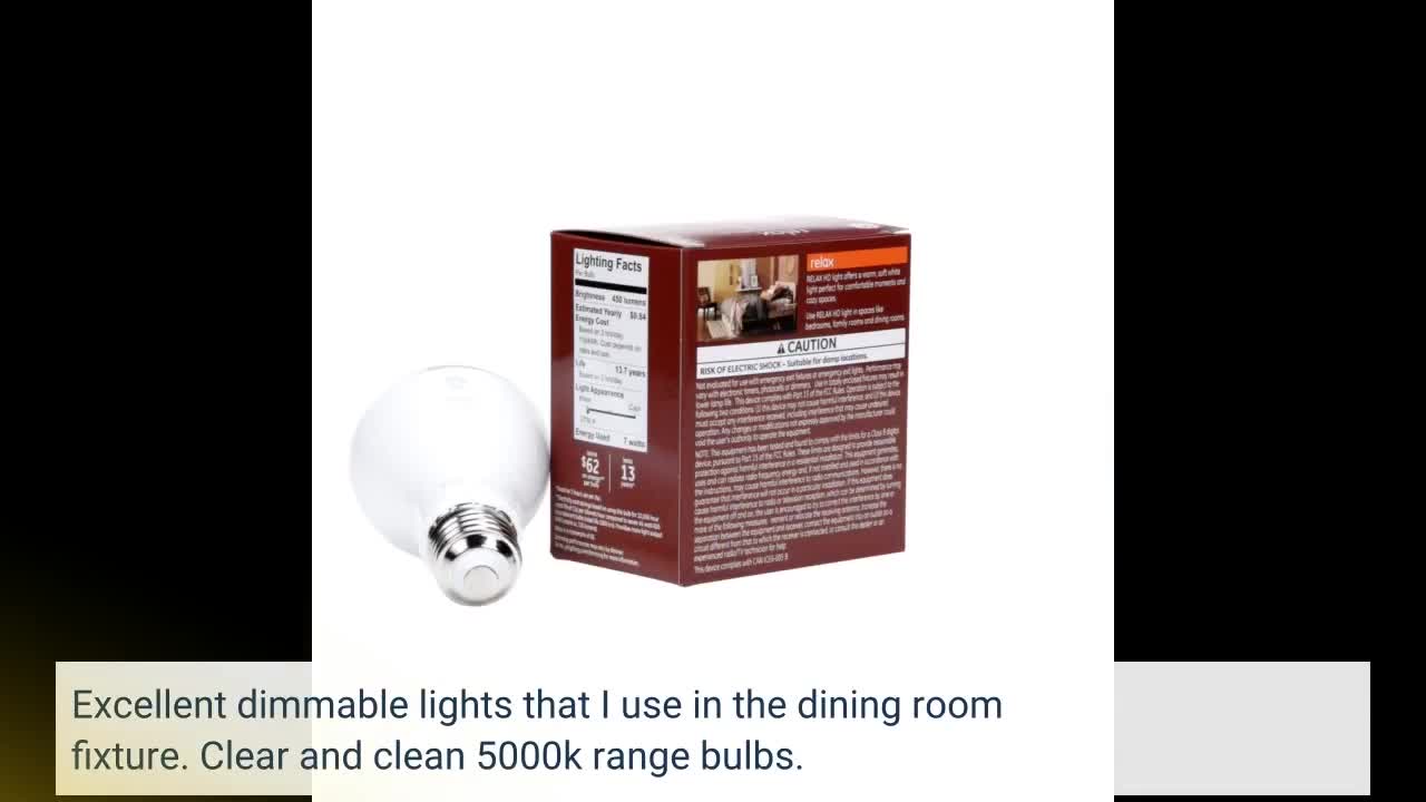 GE Classic 3-Pack 45 W Equivalent Dimmable Daylight-Overview