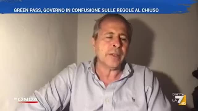 Crisanti: "il green pass serve a costringere le persone a vaccinarsi"