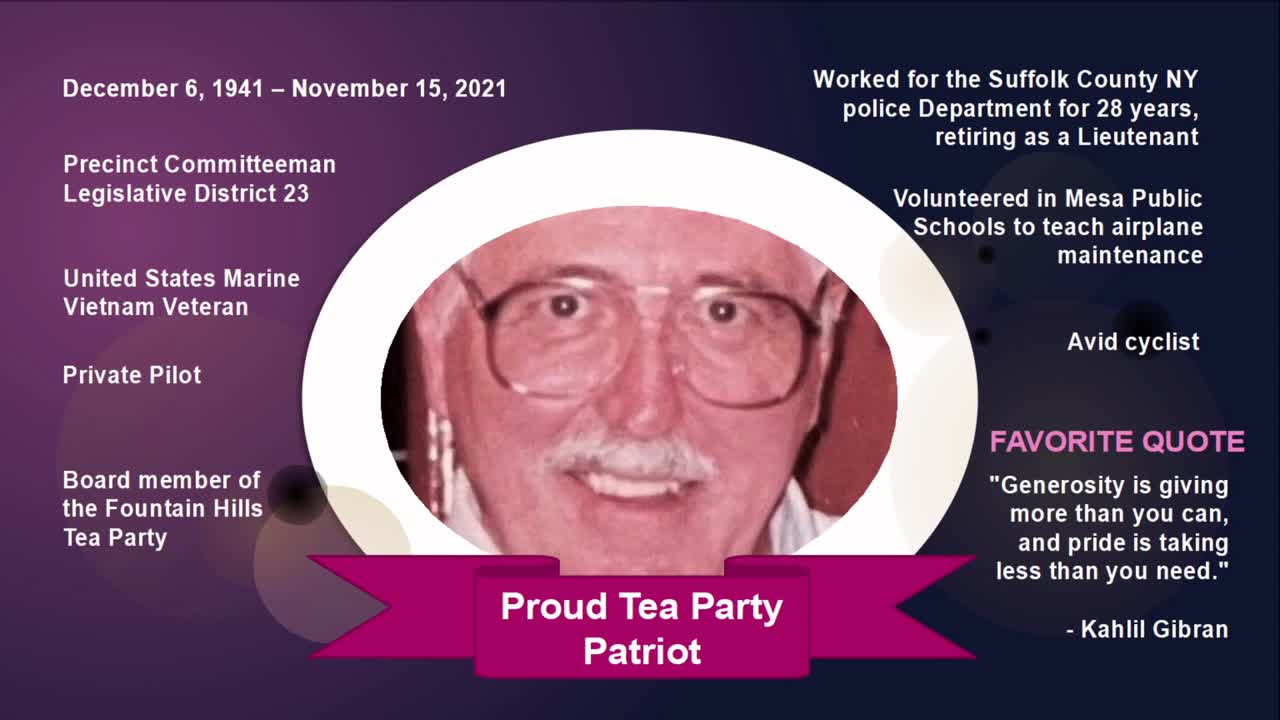 Maricopa County Republican Committee 2021 Memorial