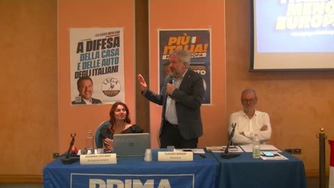 Claudio Borghi Aquilini e Susanna Ceccardi Incontro a Firenze