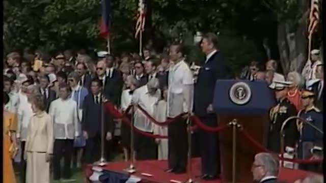STATE VISIT of the late FERDINAND MARCOS in UNITED STATES..