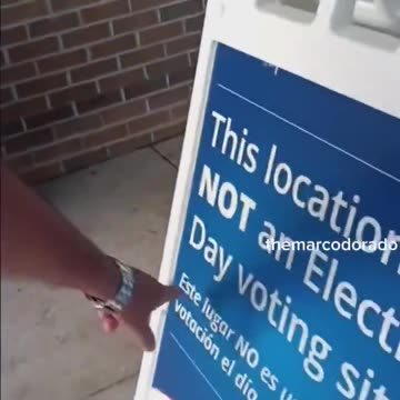 Election Day Polling Site Closed Down on Election Day