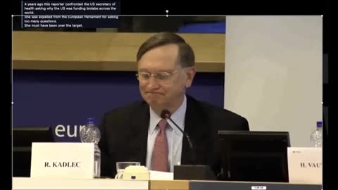 Reporter 4 years ago corners US secretary of health and asks why the US is funding Bio-labs