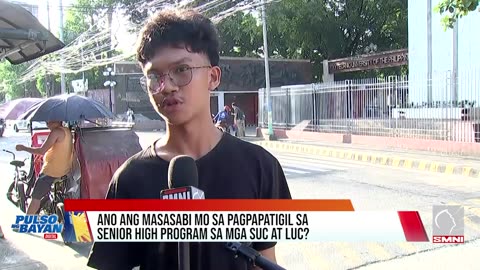 Ano ang masasabi mo sa pagpapatigil sa senior high program sa mga SUC at LUC?