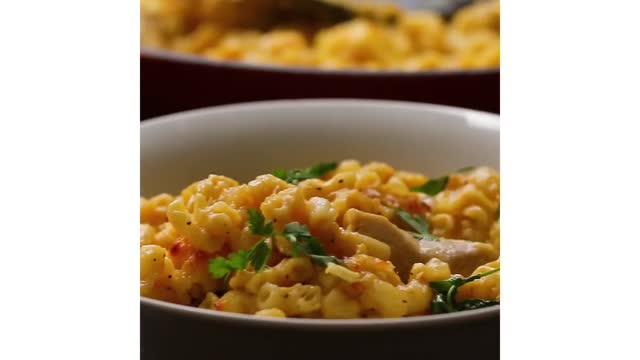 BUTTER CHICKENMAC N CHEESE