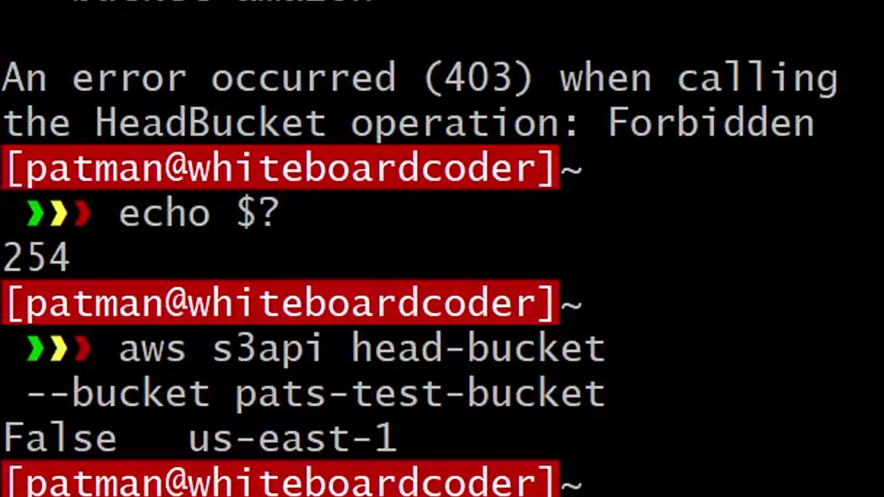 aws: Create an S3 Bucket using aws cmd line tool