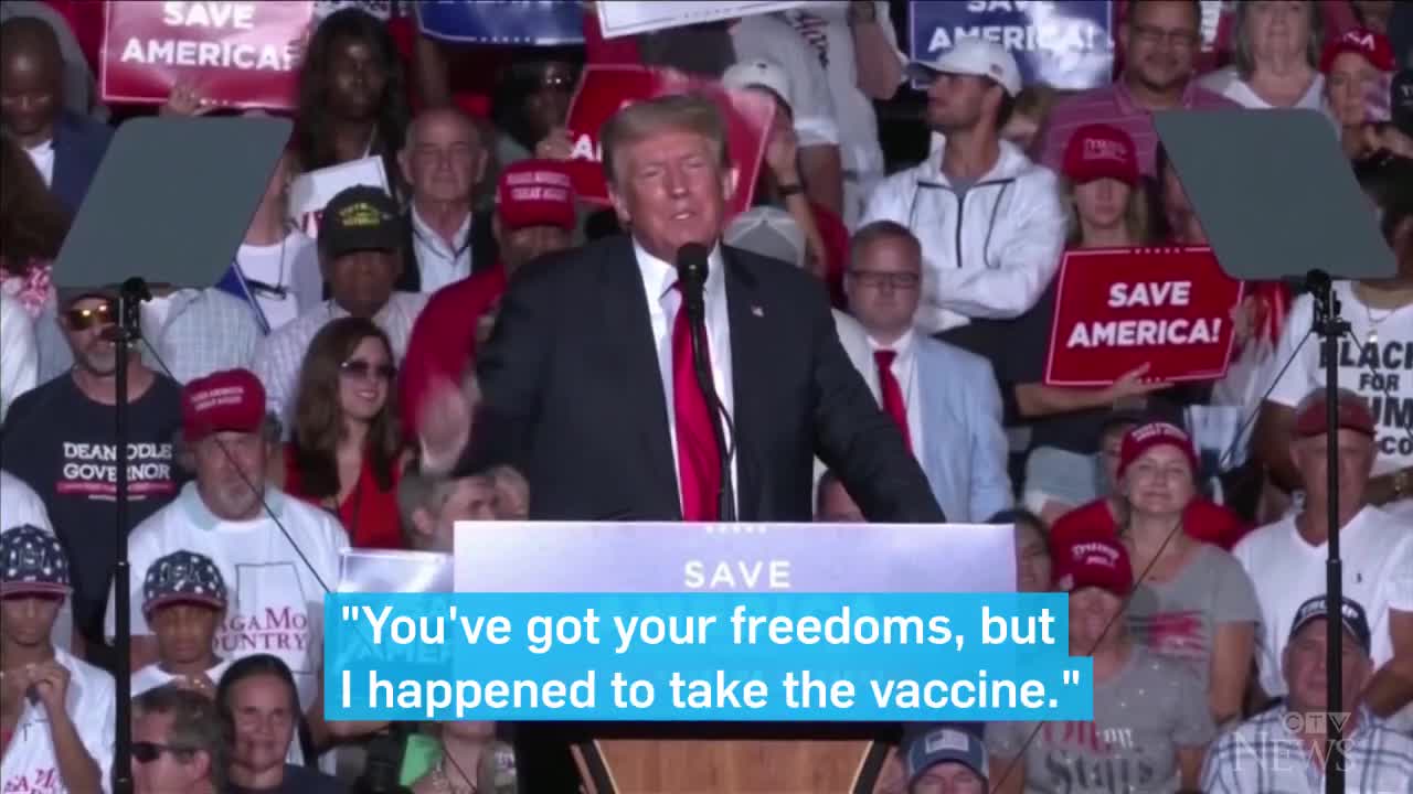 Trump Wants You Vaccinated