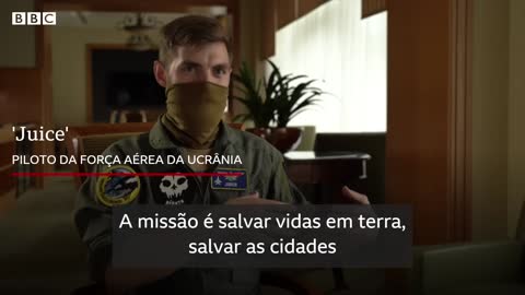 Guerra na Ucrânia: o piloto que 'caça' mísseis russos