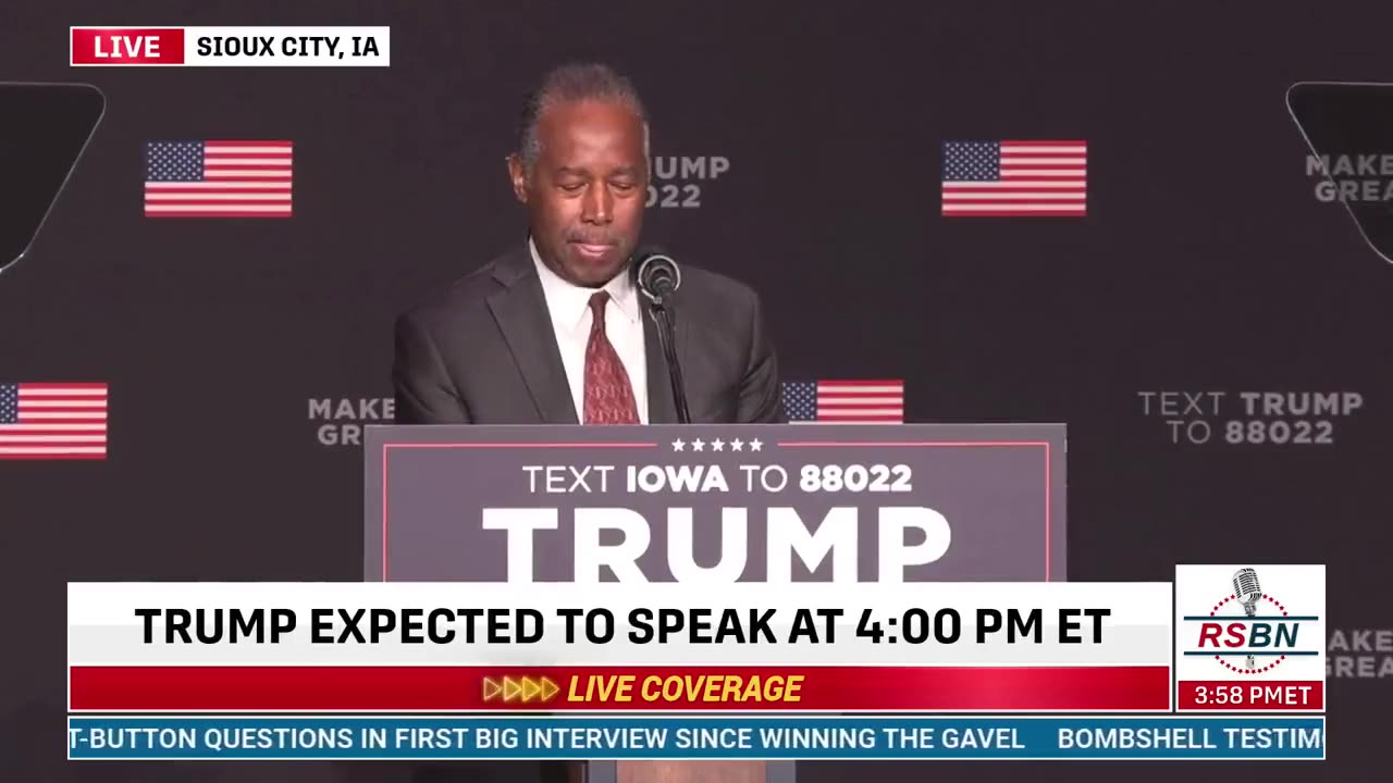 Ben Carson endorses Trump