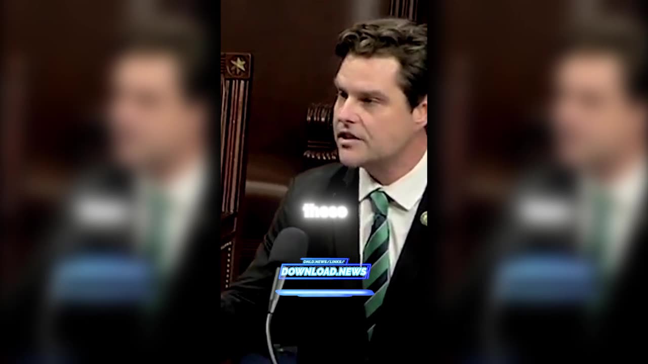 Matt Gaetz: The Byron Donalds CR is Bad For America - 9/18/23