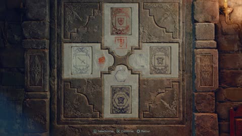 Énigme Mur avec les Pierre Lithographique à l'Atelier de Reliure Resident Evil 4 Remake, Solution