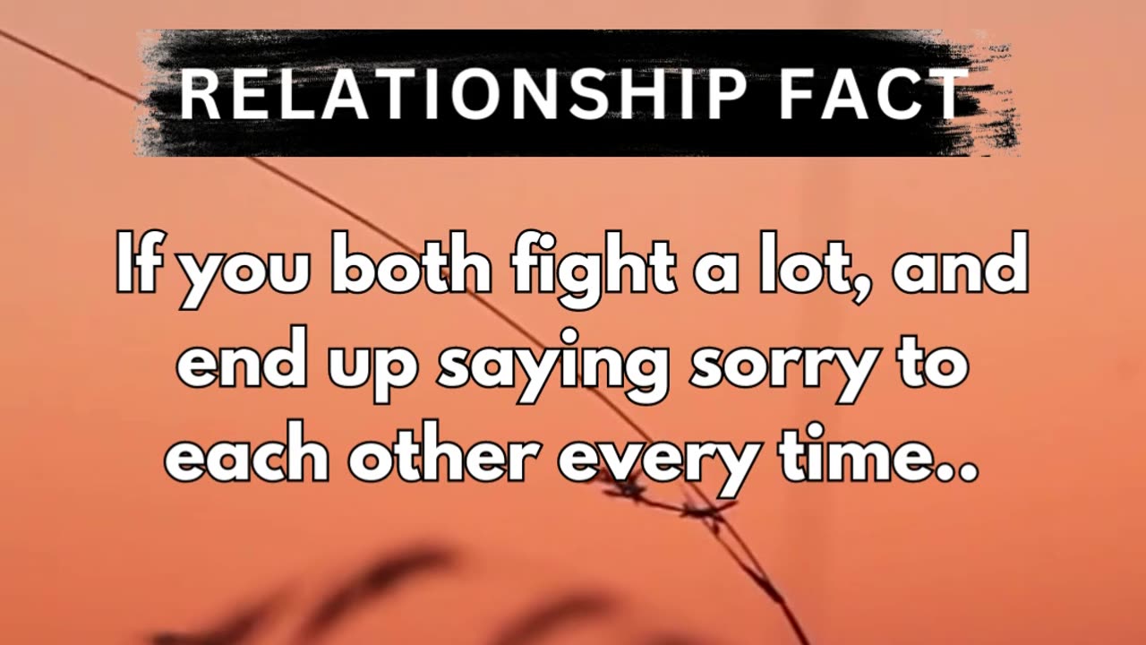 If you both fight a lot, and end up saying sorry to each otther... #beactivewithbhatti