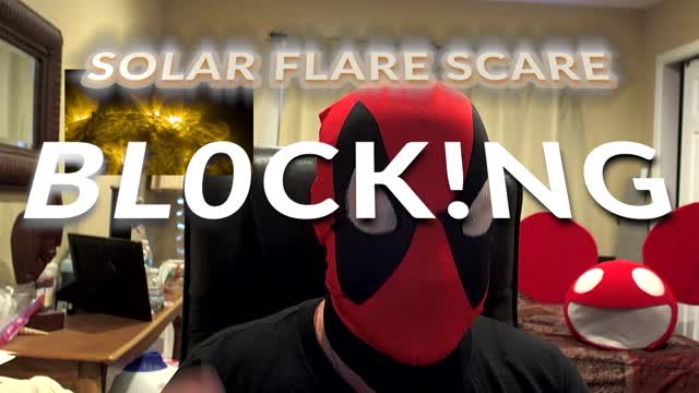 Solar Flare Scare