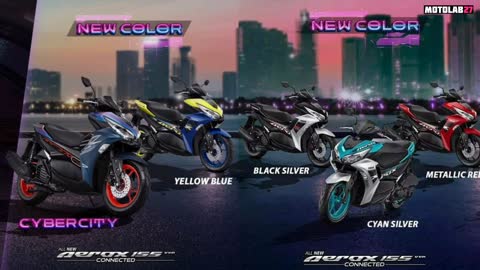 YAMAHA AEROX 2023 CYBER CITY | UPDATED MODEL!