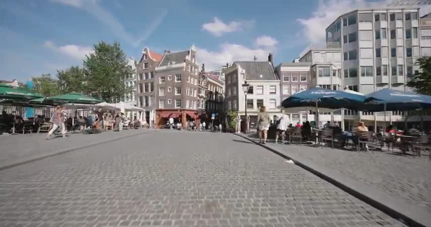 1 Day Cycle Heaven in Amsterdam in 1 minute in 6K with DJI Ronin 4D