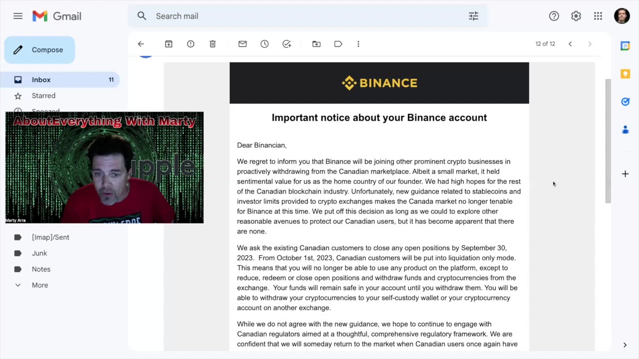 Binance Exchange Leaving Canada