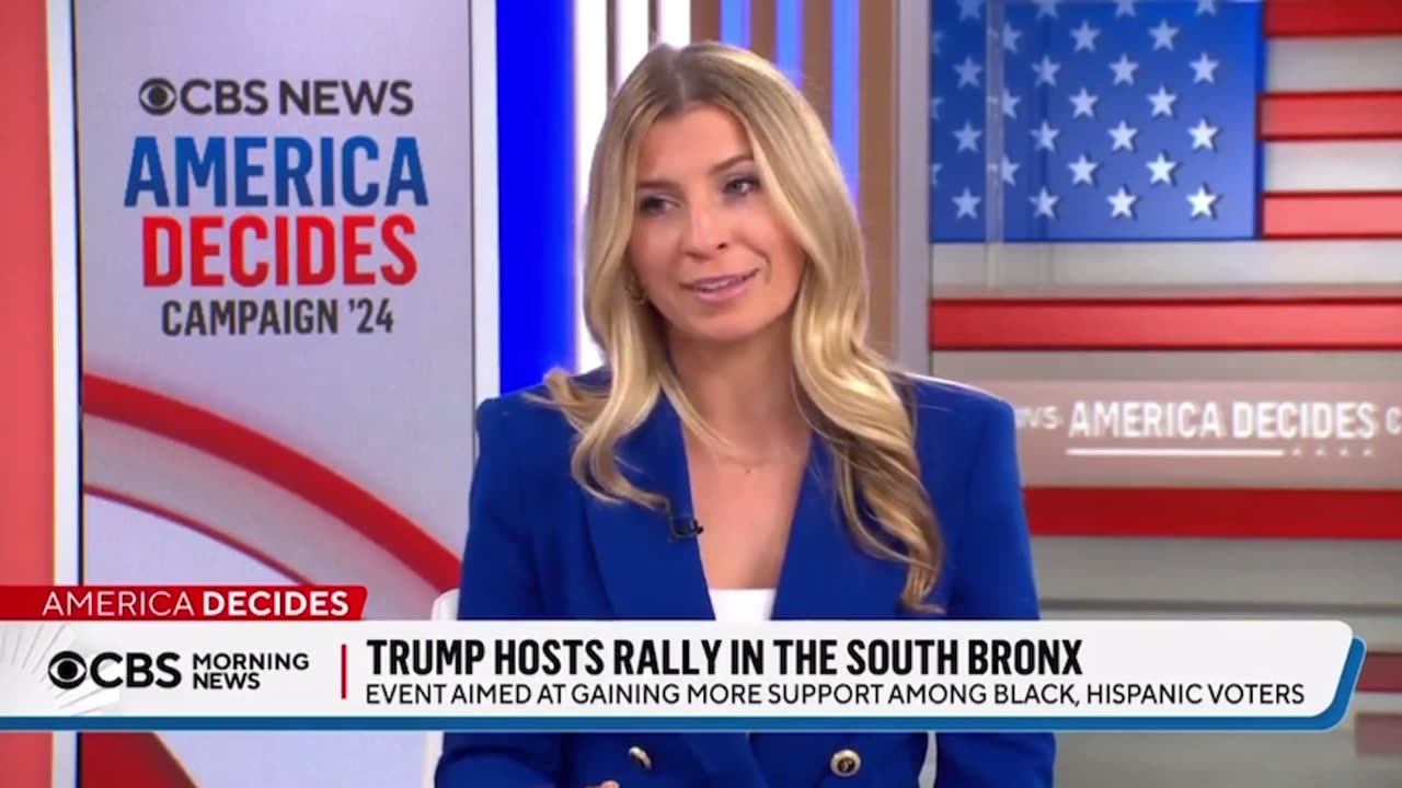 CBS Reacts to Trump’s Bronx Rally: "This Rally Did Look a Lot Like America"