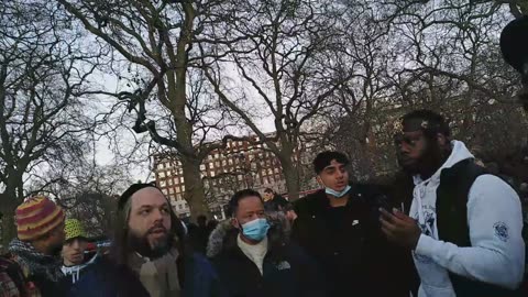 Captain Mashak of The ISUPK vs A Jewish Man Under Pressure At Speakers Corner