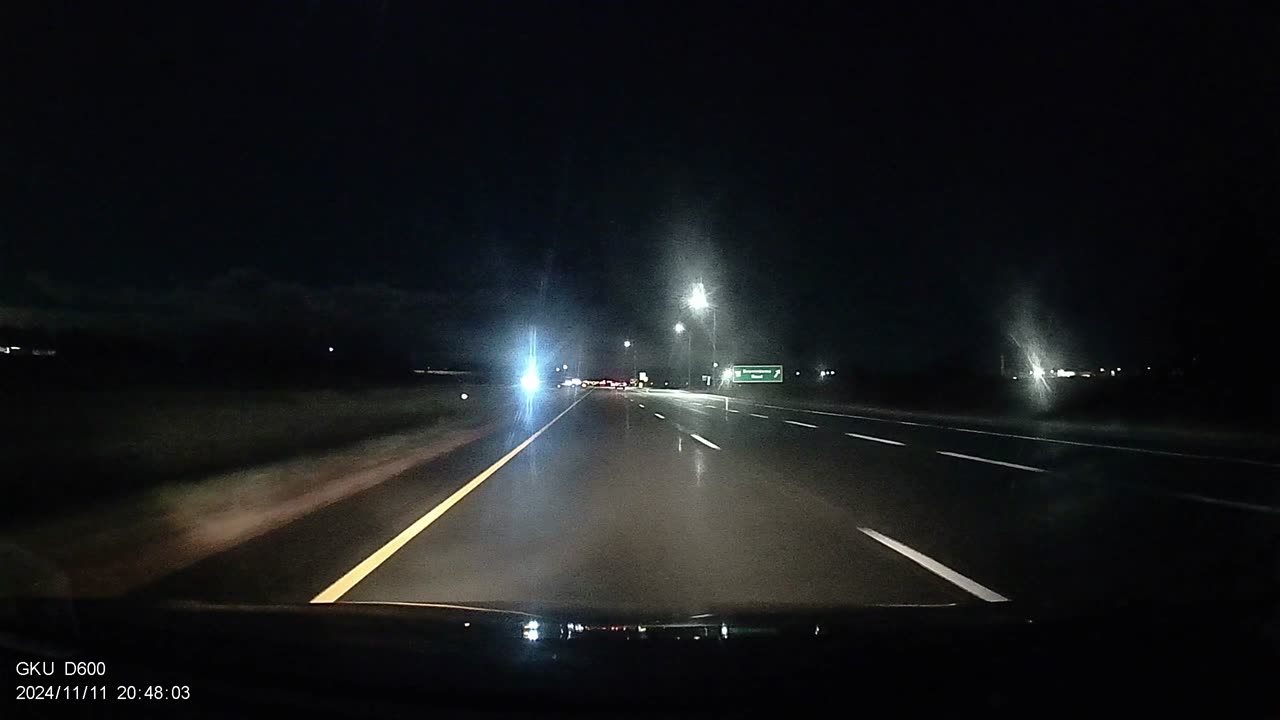 Shooting Star Captured On Dash Cam