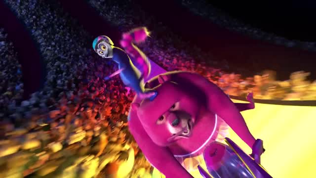 Madagascar 3 circus Fireworks song FULL HD